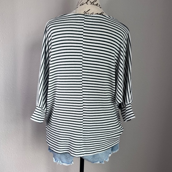 Gilli 3/4 Dolman-Sleeve Ribbed Boatneck Top - Picture 4 of 6